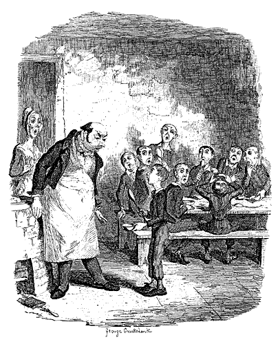 George_Cruikshank_Oliver_Twist life in the workhouse family history