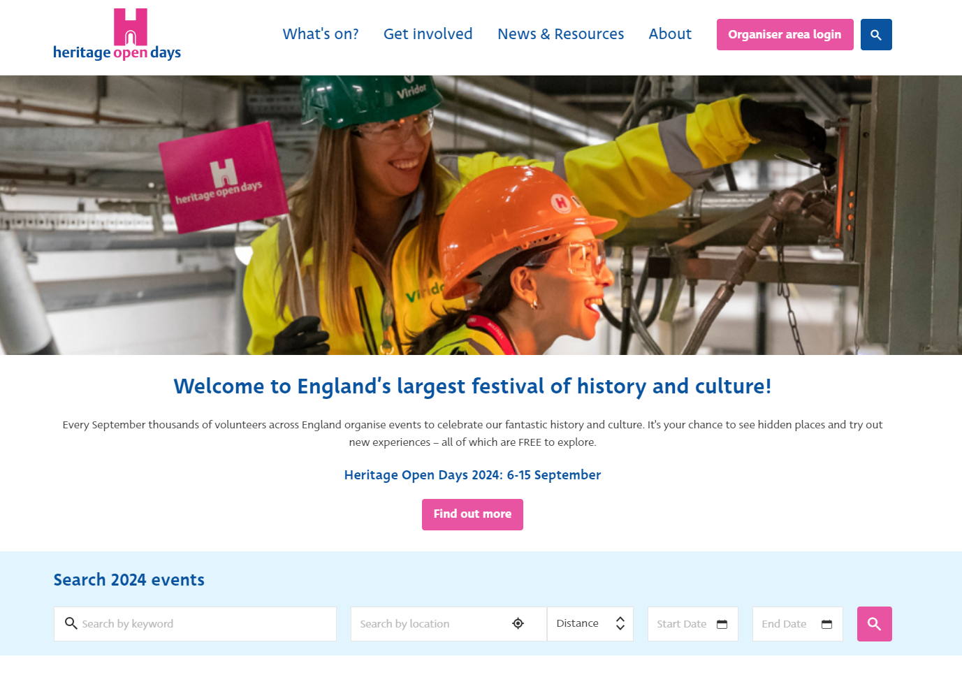 Find out about Heritage Open Days 2024 - in this the 30th year of England's free history events festival