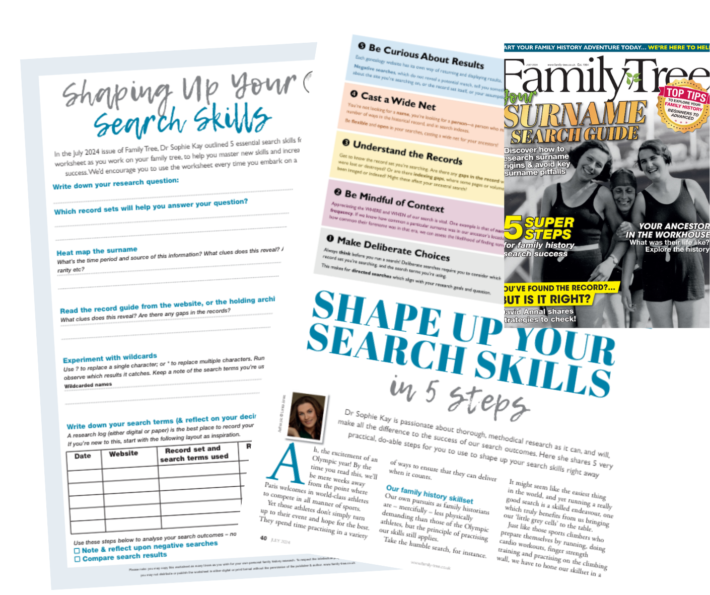 How to search family history smarter. Genealogy skills with Dr Sophie Kay Family Tree UK