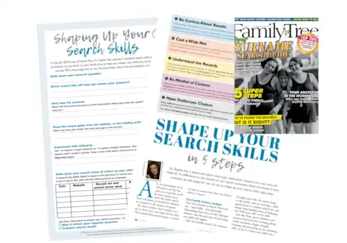 How to search family history smarter. Genealogy skills with Dr Sophie Kay Family Tree UK How to search family history smarter. Genealogy skills with Dr Sophie Kay Family Tree UK