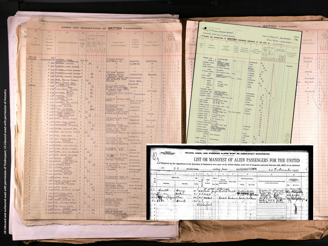 Learn how to use passenger lists for family history