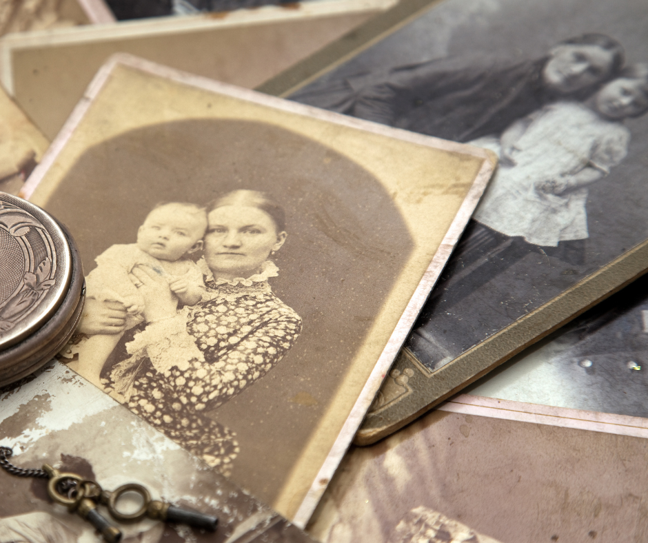 Maiden name - image of mother with child 