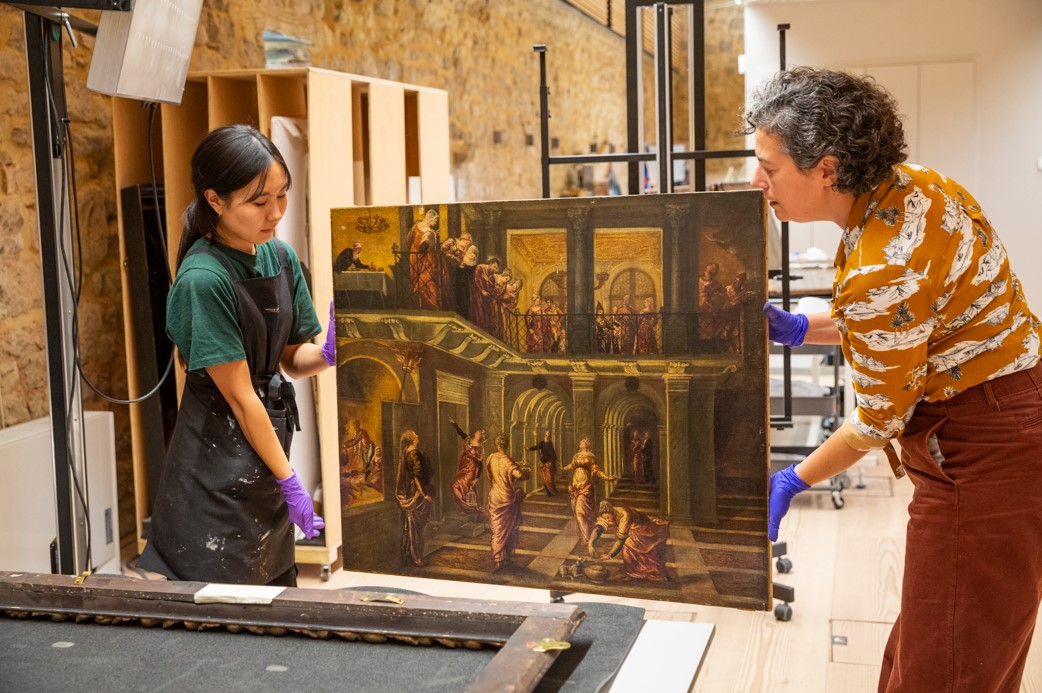 National Trust The Wise and Foolish Virgins Tintoretto copyright National Trust new paint sample laboratory