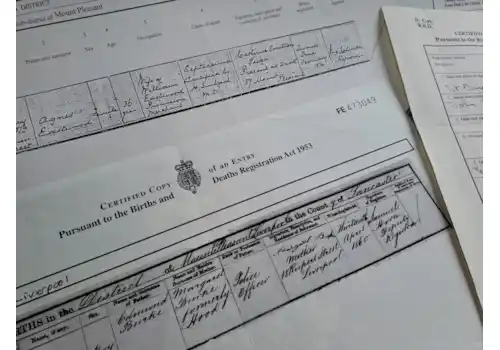 Death certificates Death certificates