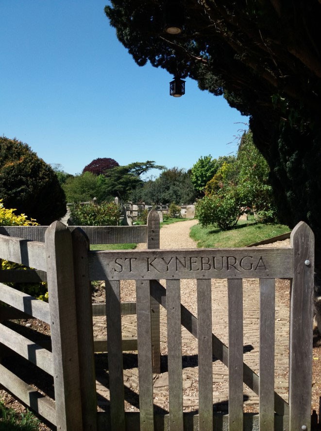 kissing gate to st kyneburghas #StoryOfOurStreet
