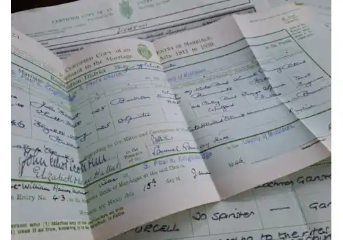 Marriage certificates Marriage certificates