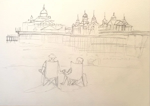 Sketch of Eastbourne Pier