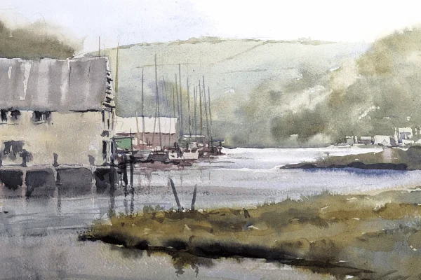 Distant boats with Grahame Booth