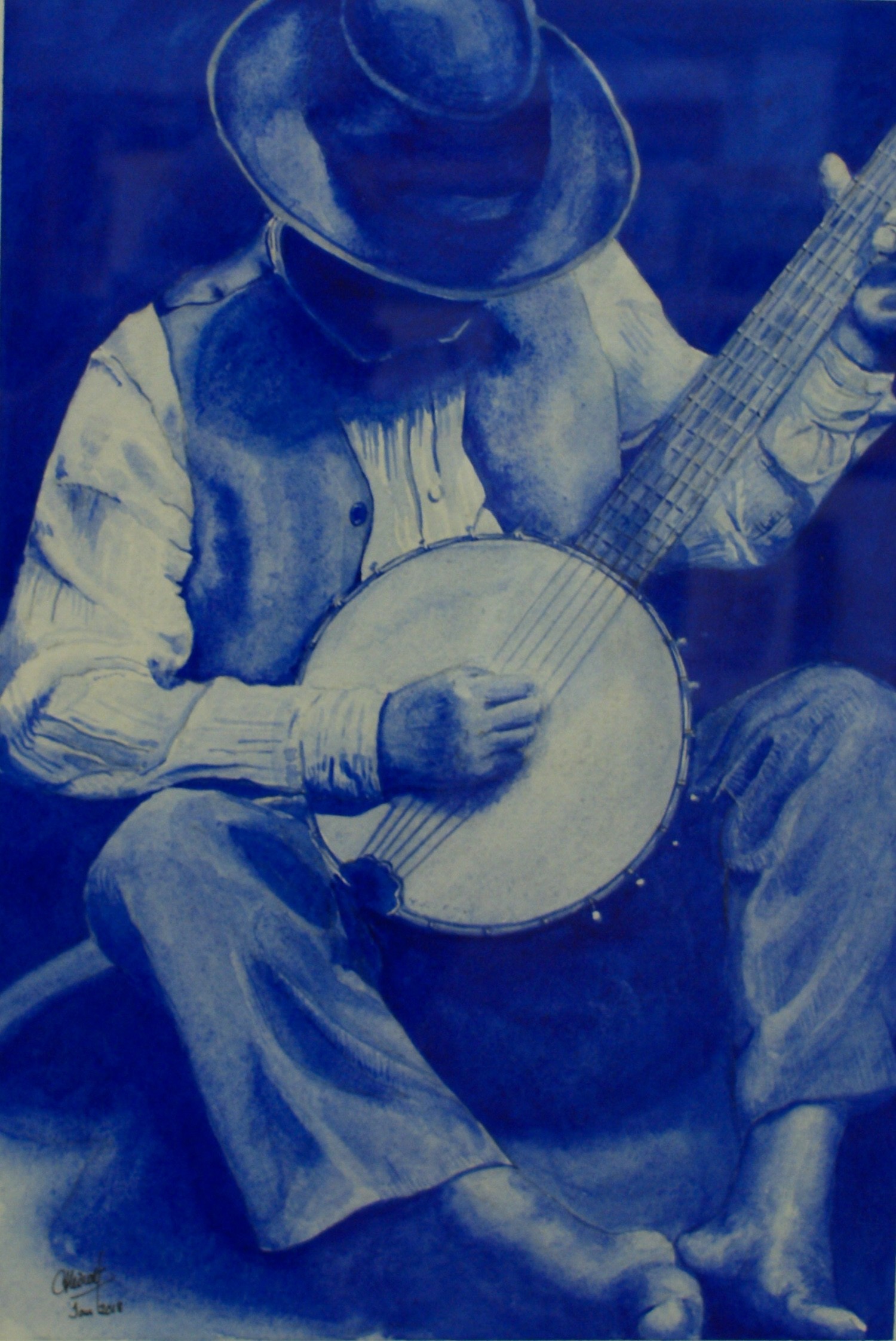 Eric Bibb Plays 6 String Banjo