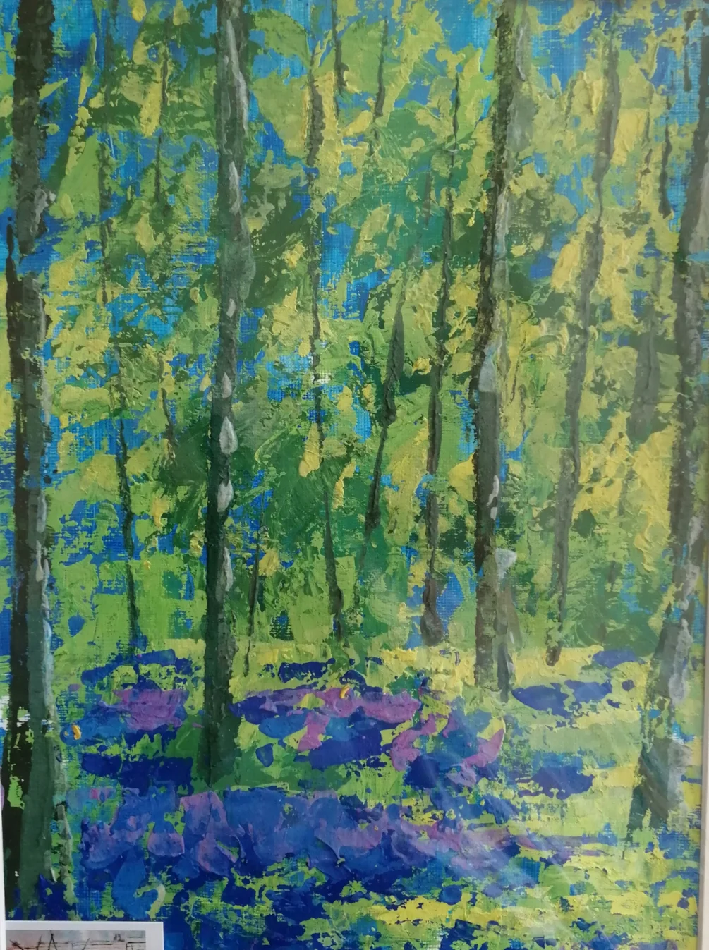 Bluebell Wood - En Plein Air SOLD Bluebell Wood - En Plein Air SOLD