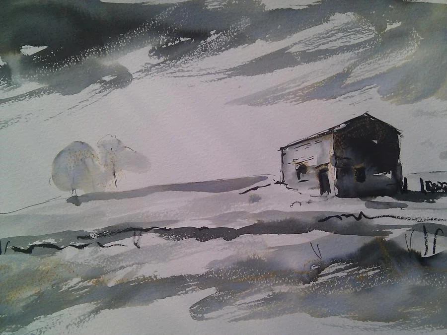 'Three Wensleydale Barns' (detail 2) 'Three Wensleydale Barns' (detail 2)