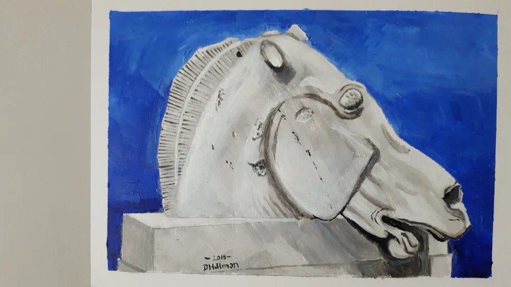 Study of Elgin Marble horse head Study of Elgin Marble horse head