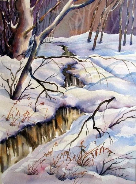 Winter Stream One Winter Stream One