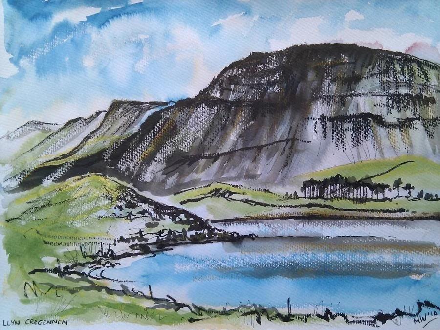 Llyn Cregennan and Cadair Idris Llyn Cregennan and Cadair Idris
