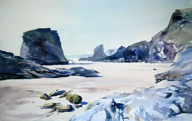 At Bedruthan Steps At Bedruthan Steps