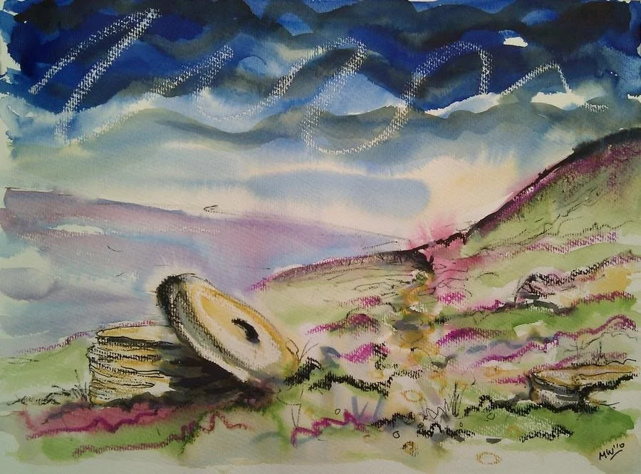 'Millstone, Windgate Nick, Addingham High Moor' 'Millstone, Windgate Nick, Addingham High Moor'