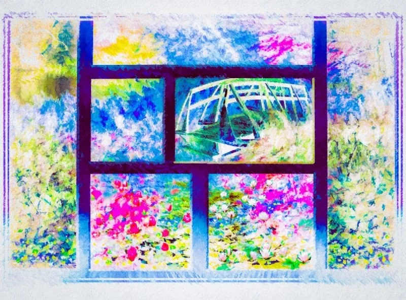 Lily Pond after Monet Lily Pond after Monet