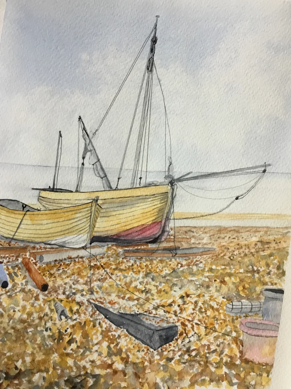 Fishing boat at Hastings Fishing boat at Hastings