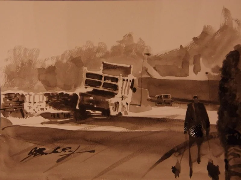Hagg Lane - Tonal Sketch Hagg Lane - Tonal Sketch
