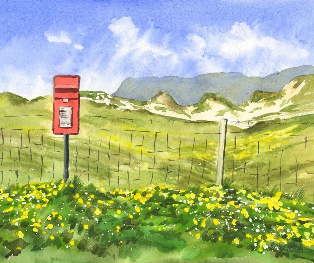 Postbox, Allathasdal, Barra Postbox, Allathasdal, Barra