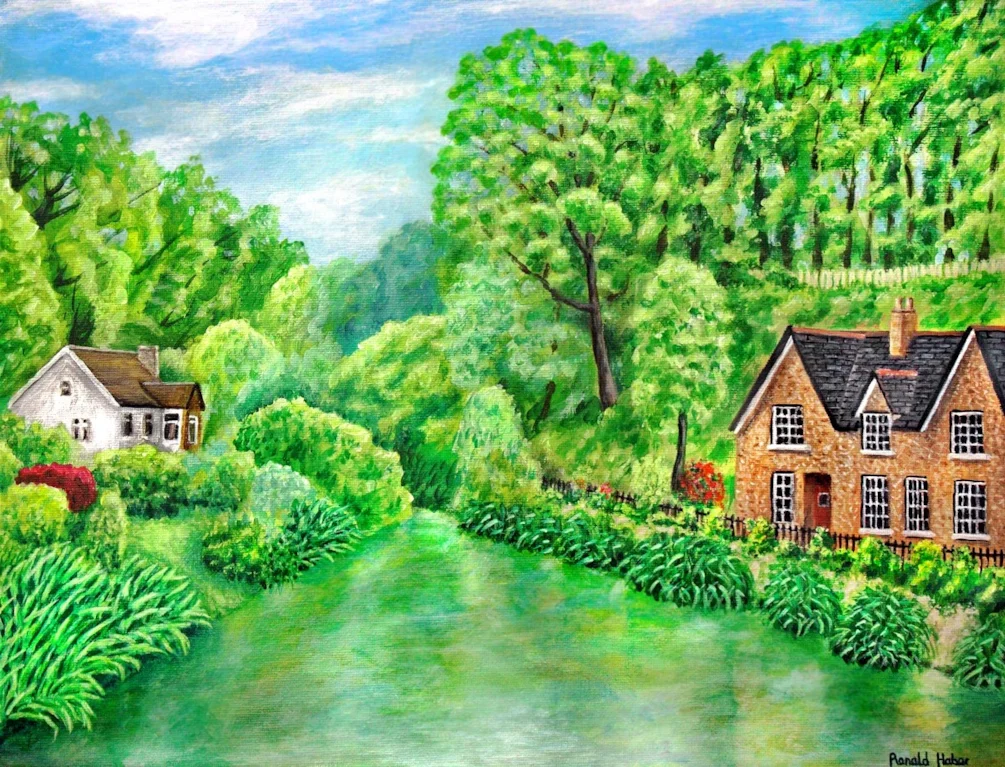 Lymm Village Lower Dam Lymm Village Lower Dam