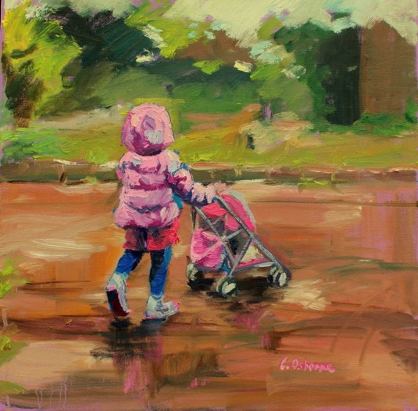 Strolling in the rain Strolling in the rain