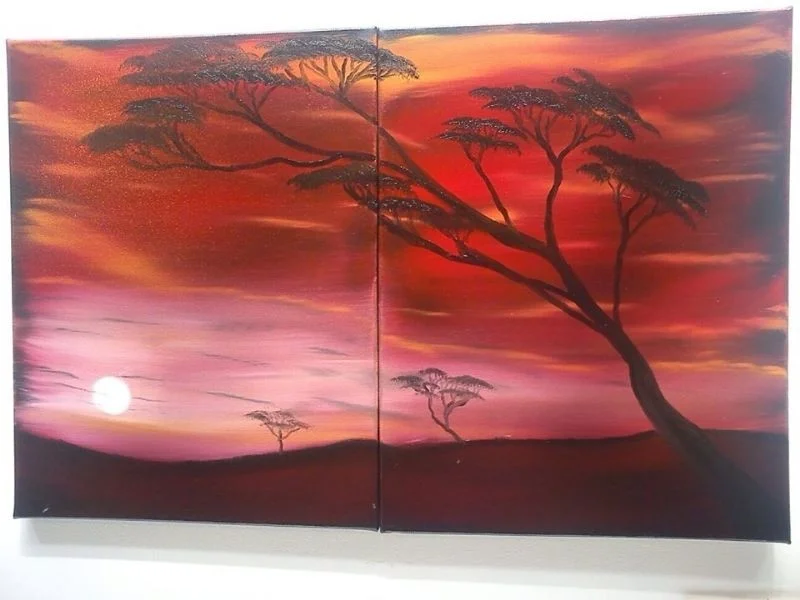 African sunset African sunset