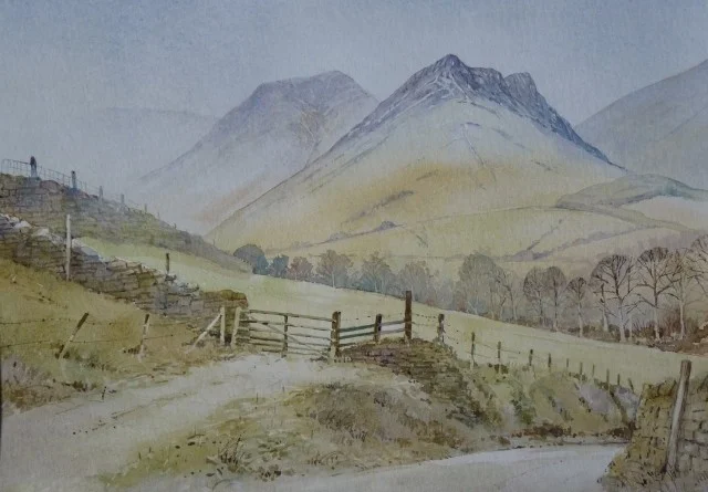 Newlands Valley above Littletown Cumbria Newlands Valley above Littletown Cumbria