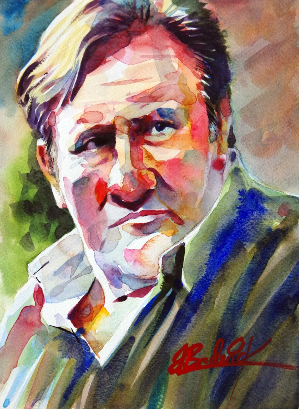 Gerard Depardieu - 12"x9" Gerard Depardieu - 12"x9"