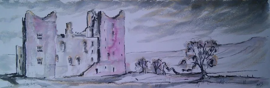 'Panormaic View Of Bolton Castle' 'Panormaic View Of Bolton Castle'