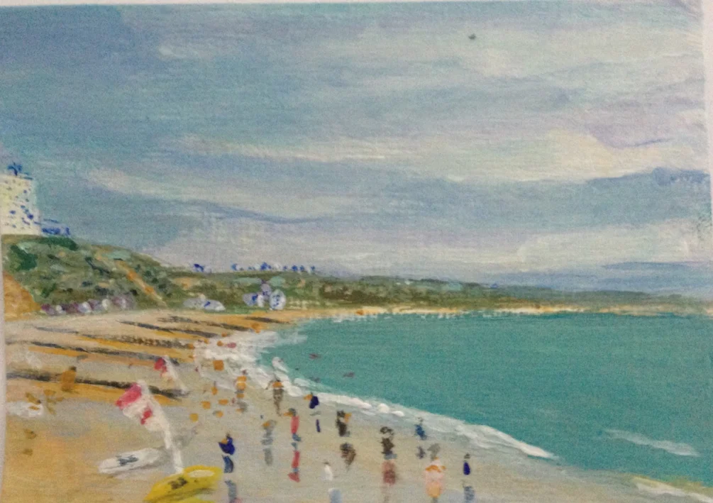 Tiny Bournemouth beach Tiny Bournemouth beach