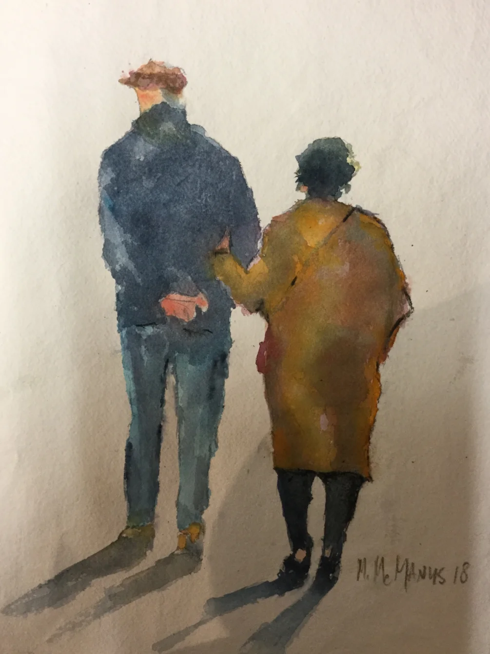 A couple who walk past our house day after day after day after day. A couple who walk past our house day after day after day after day.