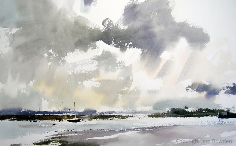 Heybridge Basin, Essex, en plein air, Aug 17 Heybridge Basin, Essex, en plein air, Aug 17