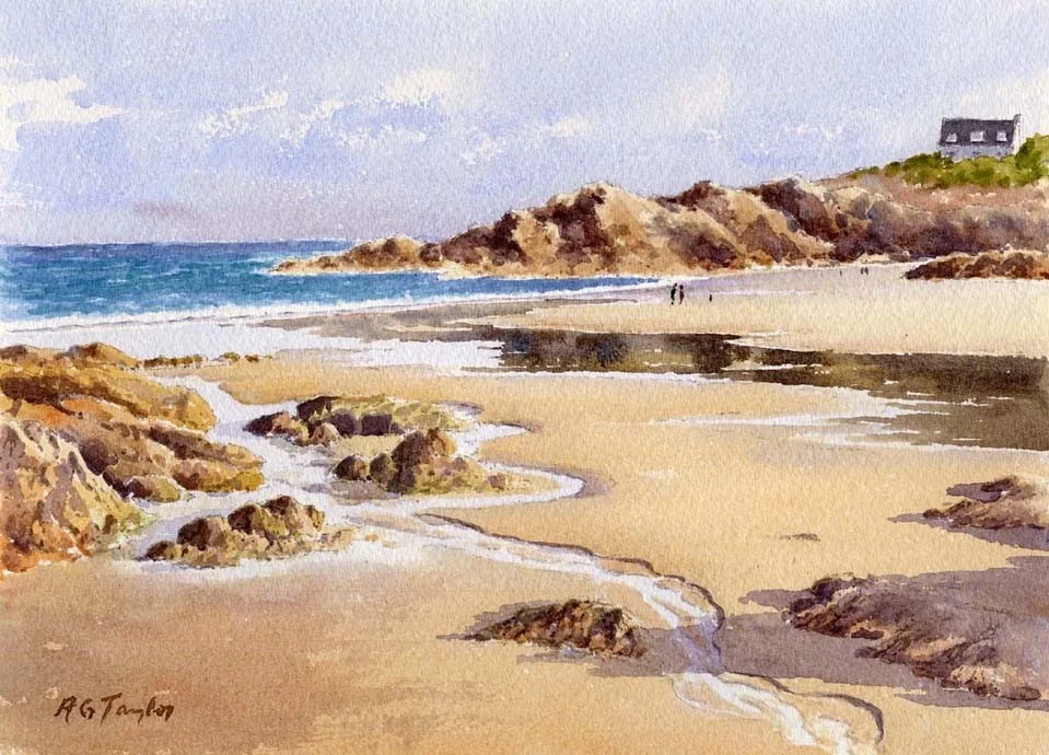 Longchamp Beach, Brittany, France Longchamp Beach, Brittany, France