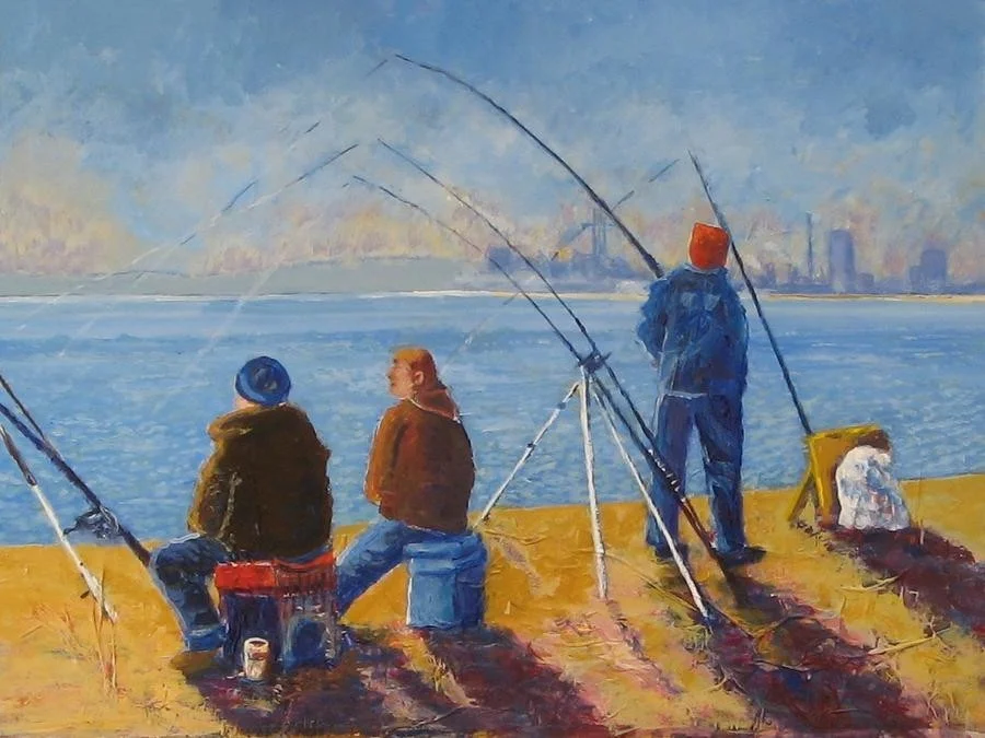 Fishing at the Gare. Fishing at the Gare.
