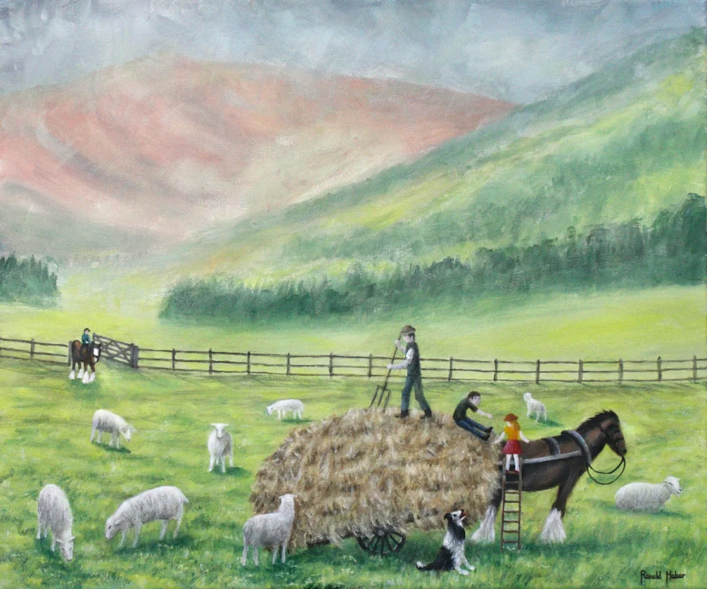 Misty Morning on the Lake District Farm Misty Morning on the Lake District Farm