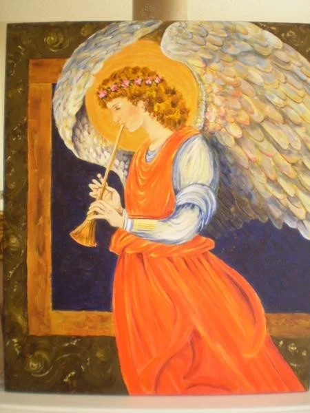 Angel Playing a Flageolet, Angel Playing a Flageolet,