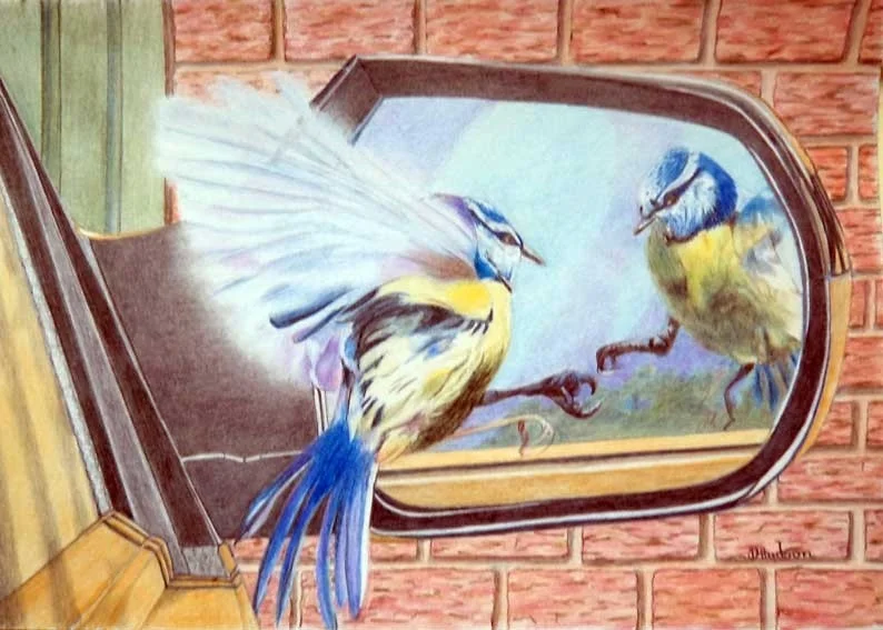 See the pretty girl in the mirror there. See the pretty girl in the mirror there.