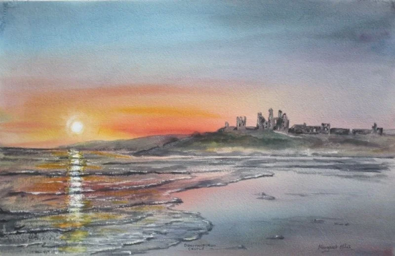 Sunset at Dunstanburgh Castle Sunset at Dunstanburgh Castle