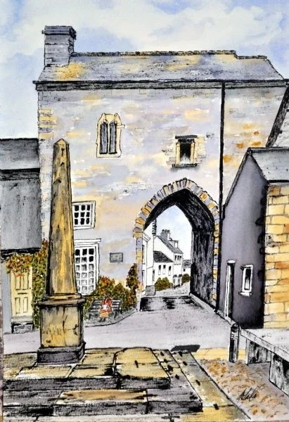 Cartmel, The Square. Cartmel, The Square.