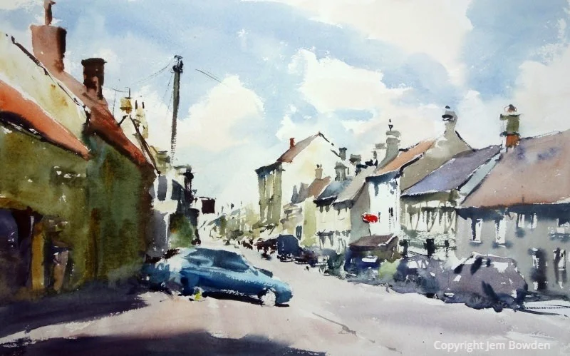 Marshfield High Street, en plein air Marshfield High Street, en plein air