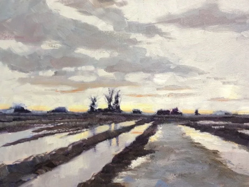 Flooded Fields, Lincolnshire Flooded Fields, Lincolnshire