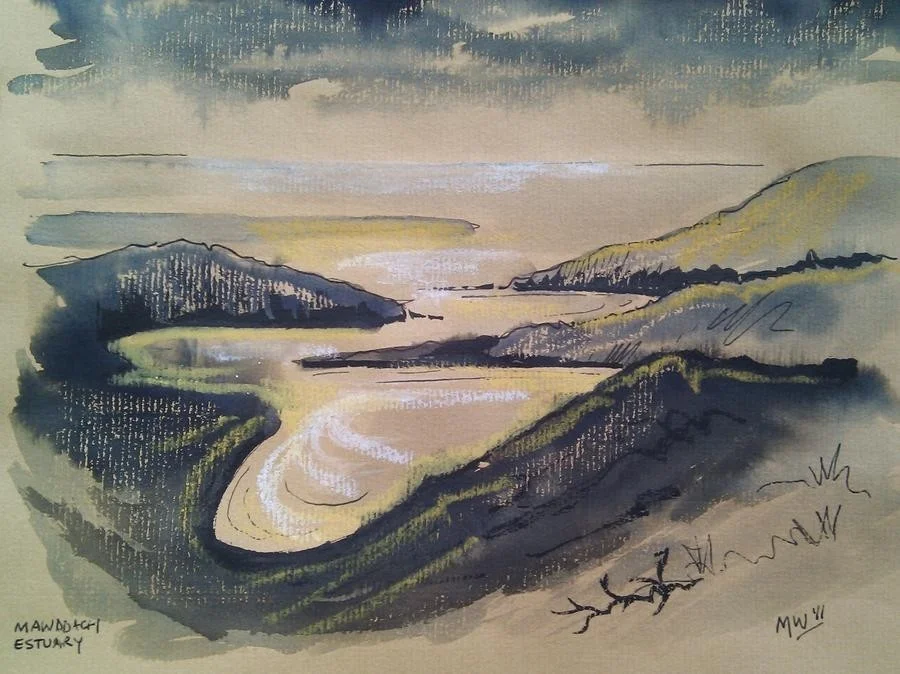 'The Mawddach Estuary, Dolgellau' 'The Mawddach Estuary, Dolgellau'