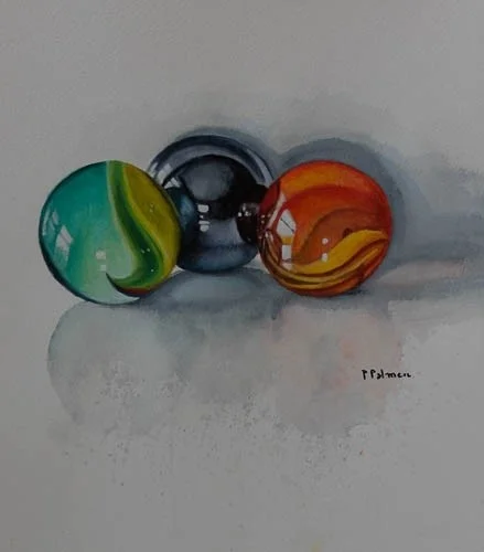 "Three marbles" "Three marbles"