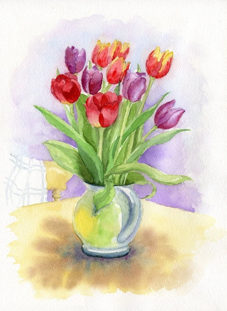 Tulips in Vase Tulips in Vase