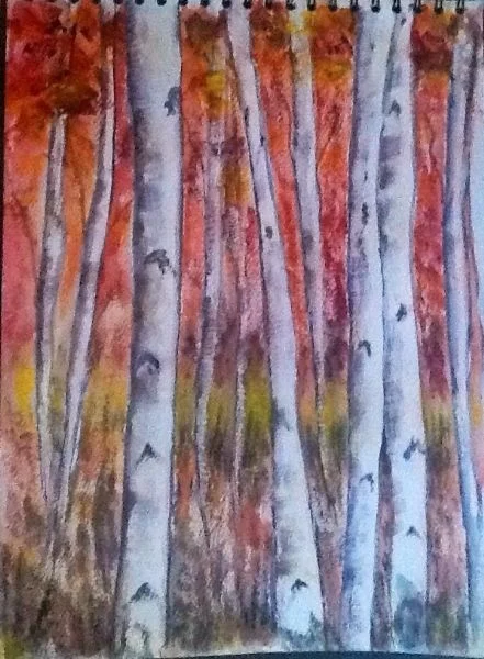 Autumn Birch Trees 2 Autumn Birch Trees 2