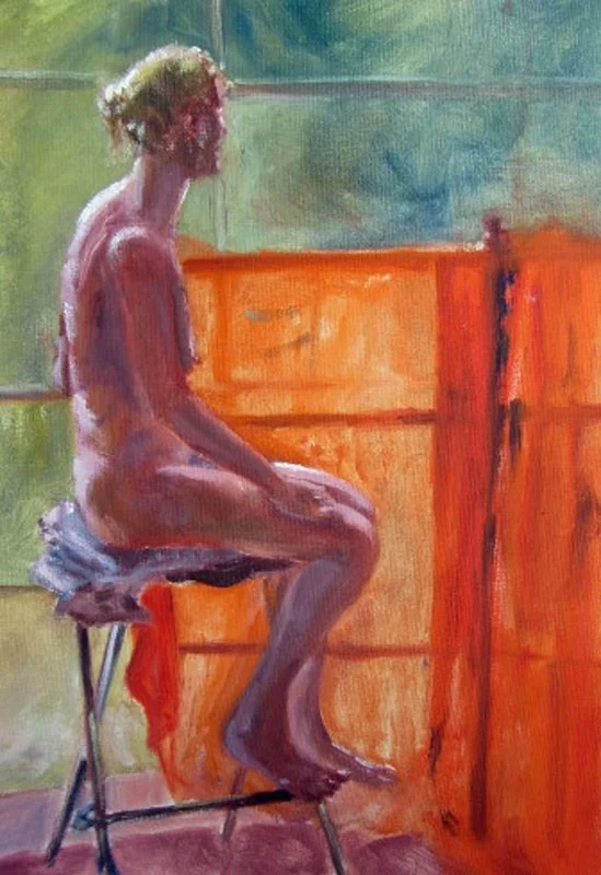 Study at Holt 2. Painted from life at an intense week with a group of pro artsists I managed to be invited to by mistake really, Did enjoy the hard work, all in oils from life with at least 2 models in different studios, nude or clothed. All day work, 3 Study at Holt 2. Painted from life at an intense week with a group of pro artsists I managed to be invited to by mistake really, Did enjoy the hard work, all in oils from life with at least 2 models in different studios, nude or clothed. All day work, 3