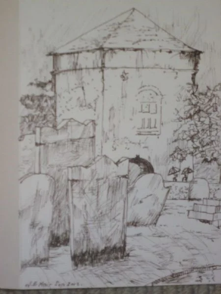 Portchester castle Landgate:rain Portchester castle Landgate:rain