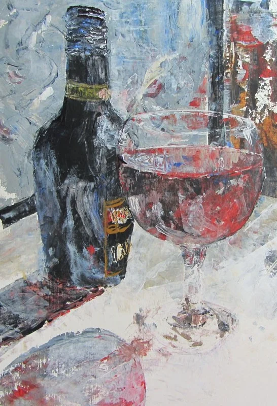 Bottle and Glass Bottle and Glass