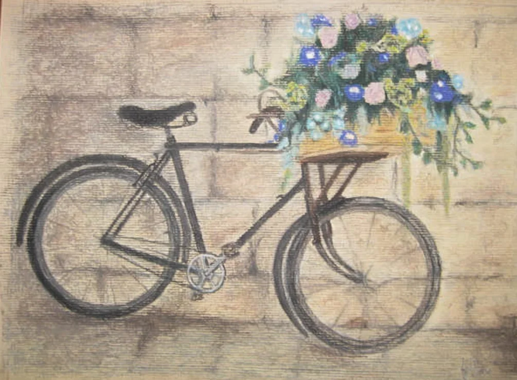 Bike with flowers Bike with flowers
